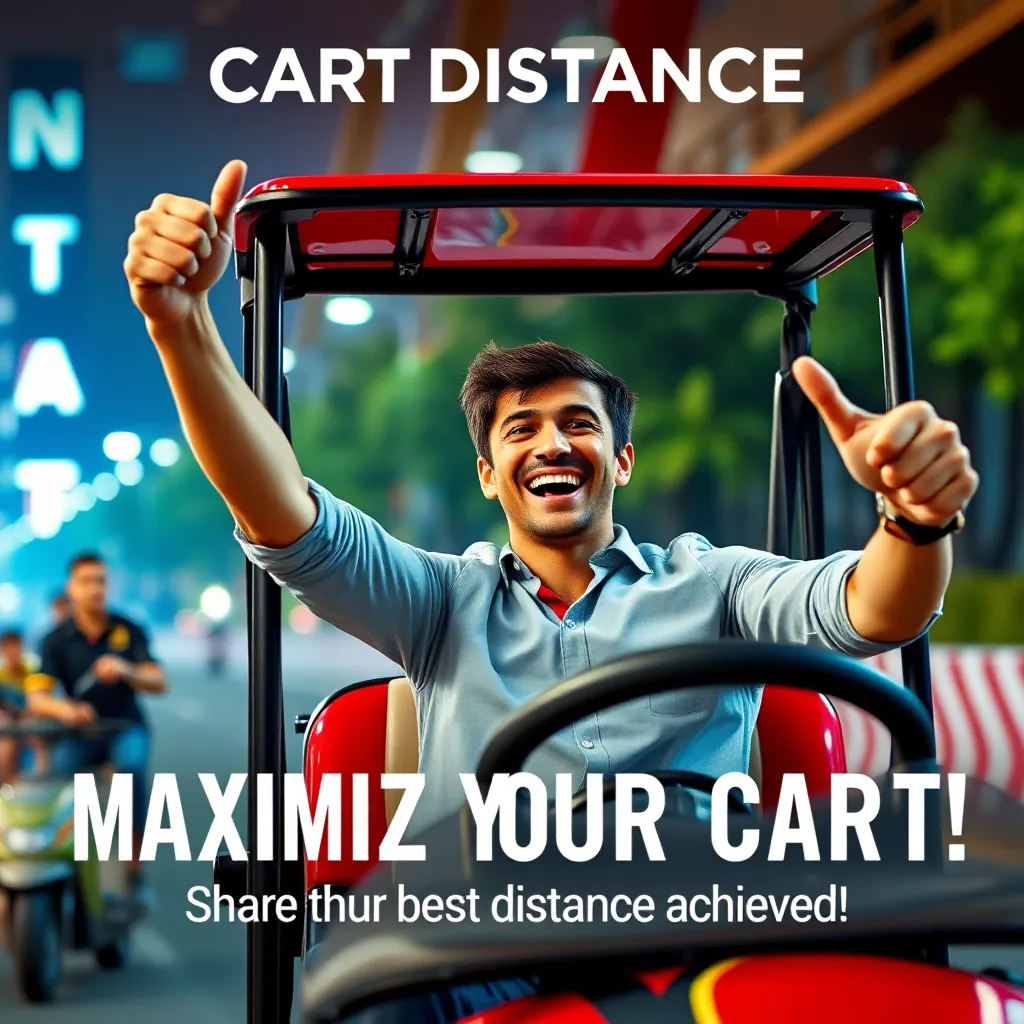 Maximize Your Cart: Share Your Best Distance Achieved! : LevelUpTalk