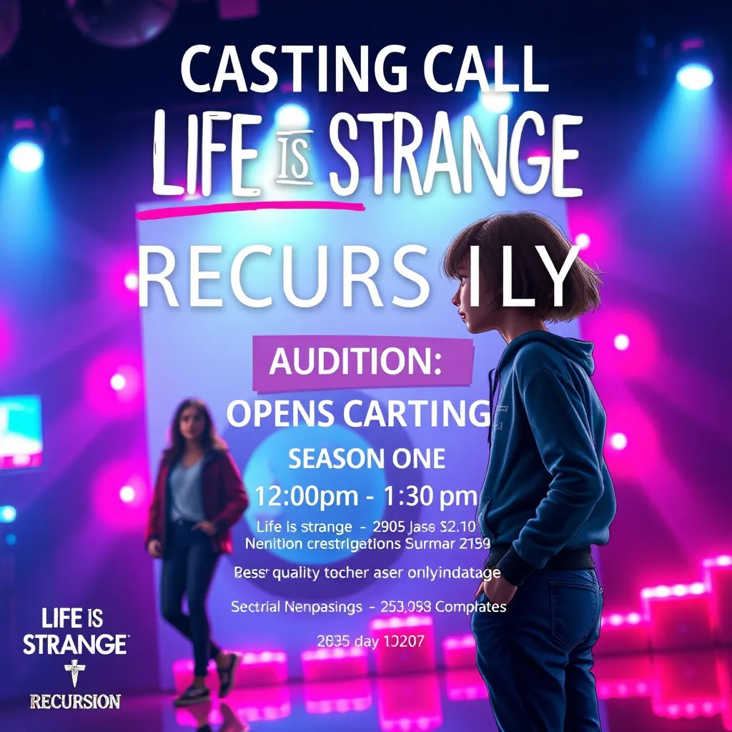Life is Strange: Recursion Opens Casting for Season One : LevelUpTalk