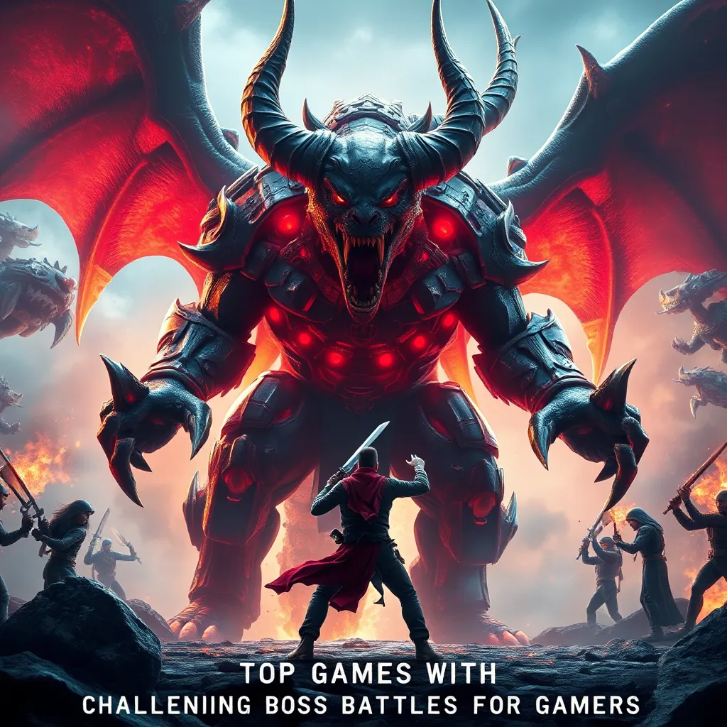 Top Games with Challenging Boss Battles for Gamers : LevelUpTalk