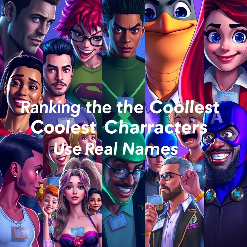 Ranking the Coolest Characters Who Use Their Real Names : LevelUpTalk