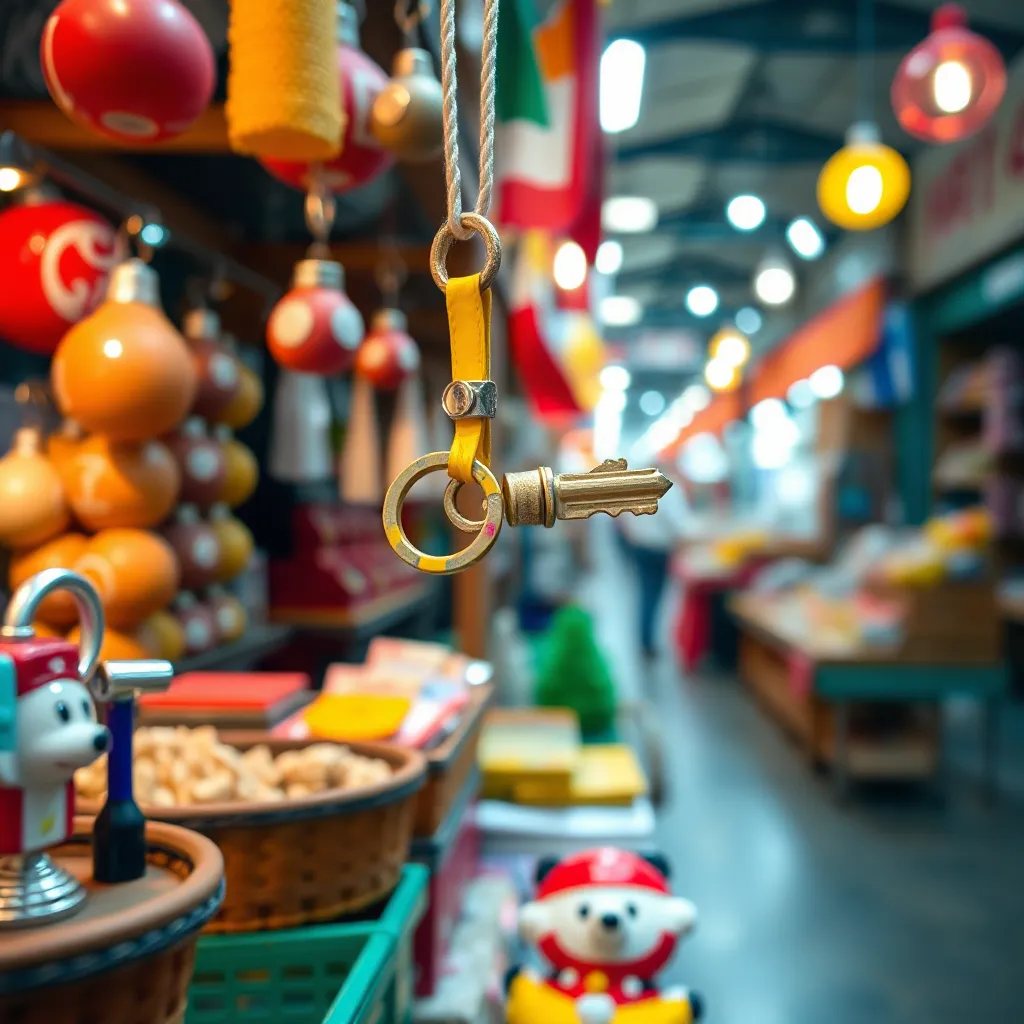 Adorable Keychain Discovery at Local Market : LevelUpTalk