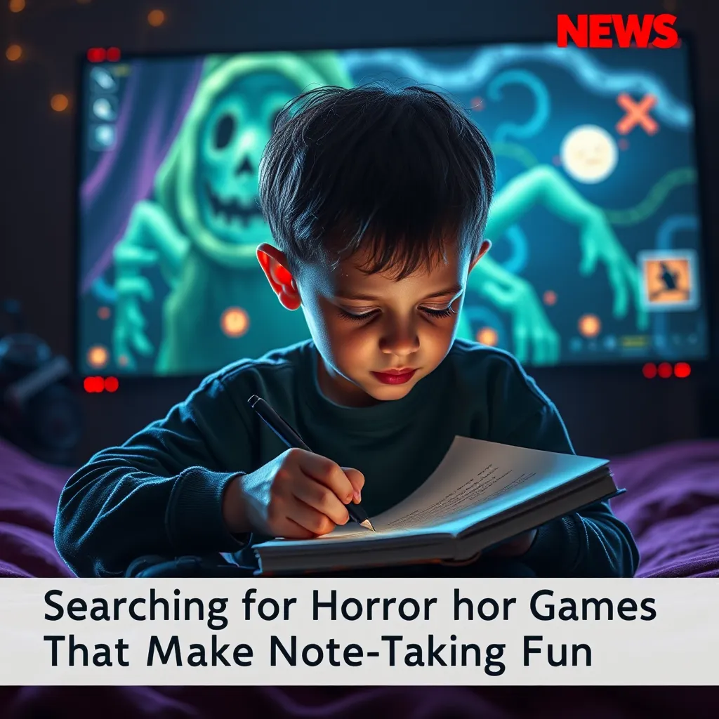 Searching for Horror Games That Make Note-Taking Fun : LevelUpTalk