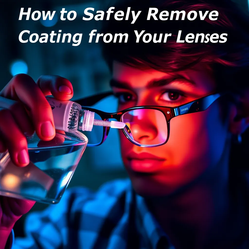 Lens Coating Method How to Safely Remove Coating from Your Lenses : LevelUpTalk