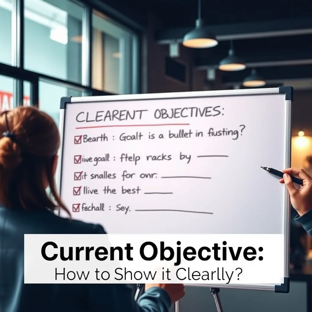 Current Objective: How to Show It Clearly? : LevelUpTalk