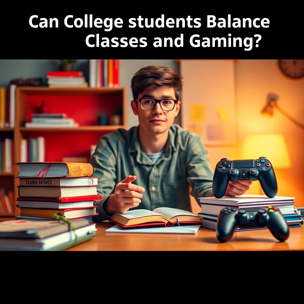 Can College Students Balance Classes and Gaming? : LevelUpTalk