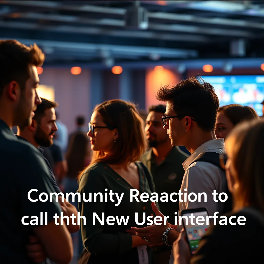 Community Reactions to the New User Interface : LevelUpTalk