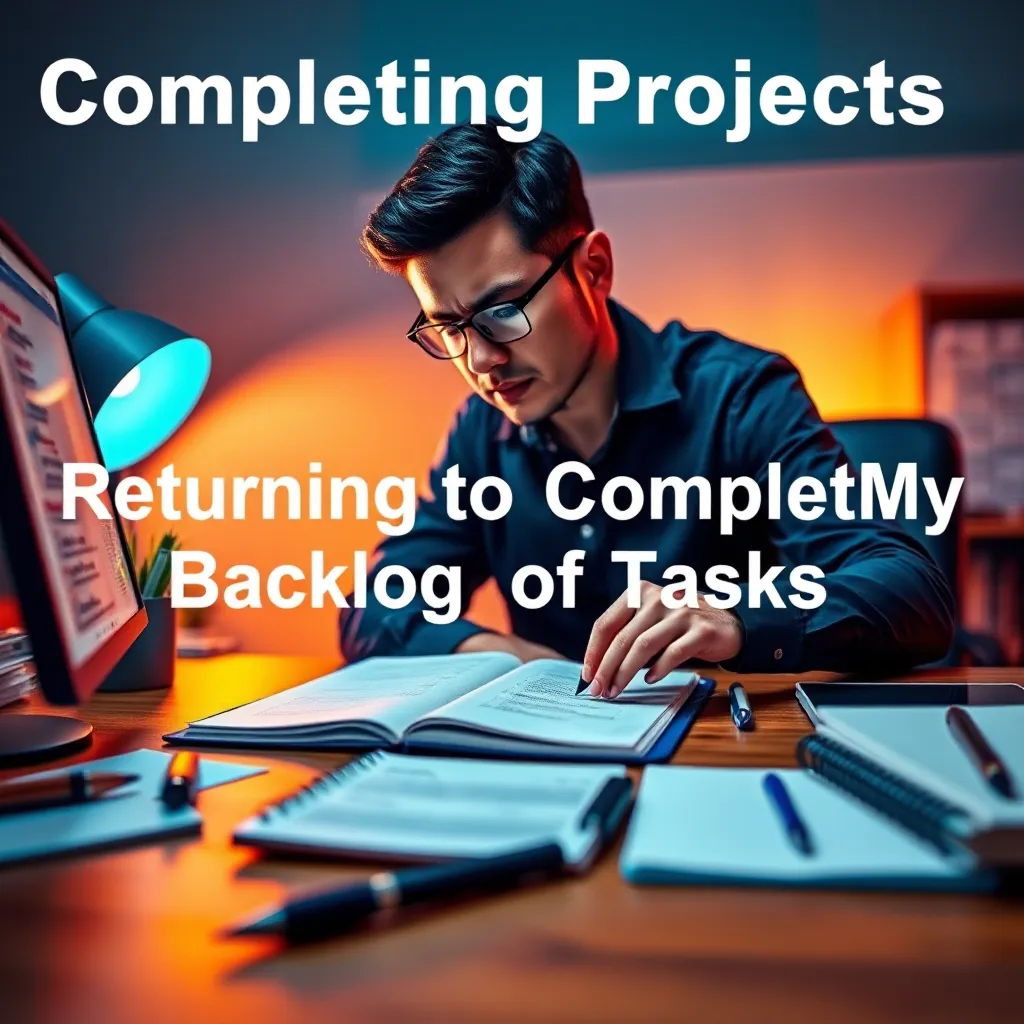 Returning to Complete My Backlog of Tasks and Projects : LevelUpTalk