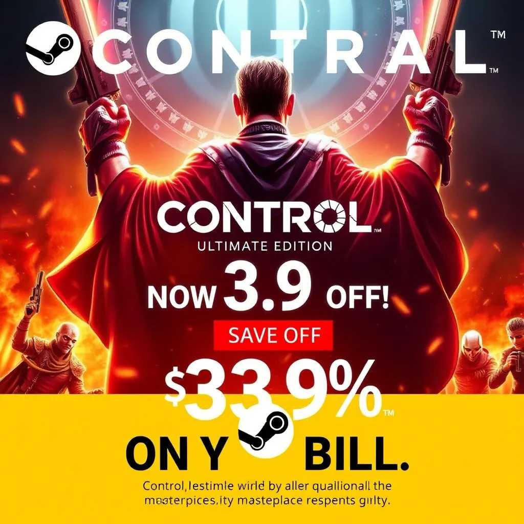 Control Ultimate Edition Now Just $3.99 on Steam—Save Big! : LevelUpTalk