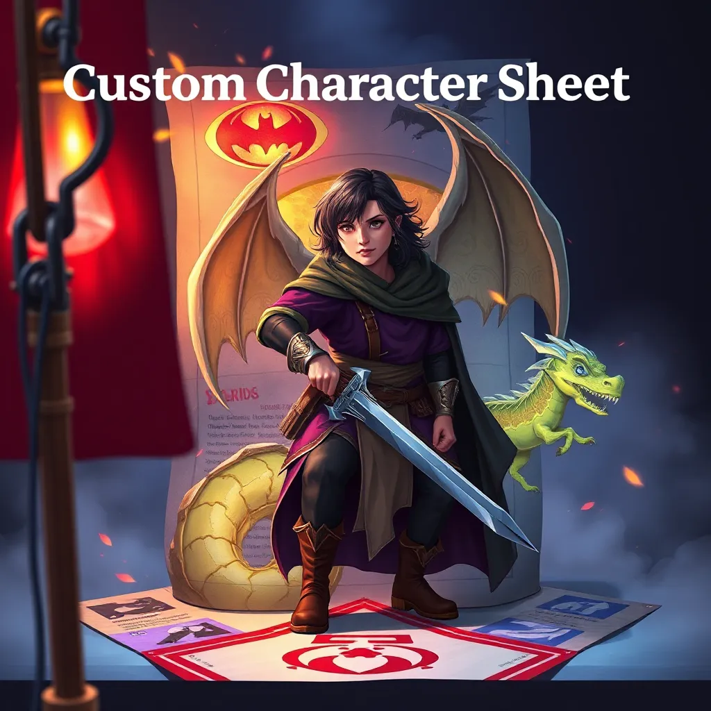 Custom Character Sheet for DnD: A Creative Journey : LevelUpTalk