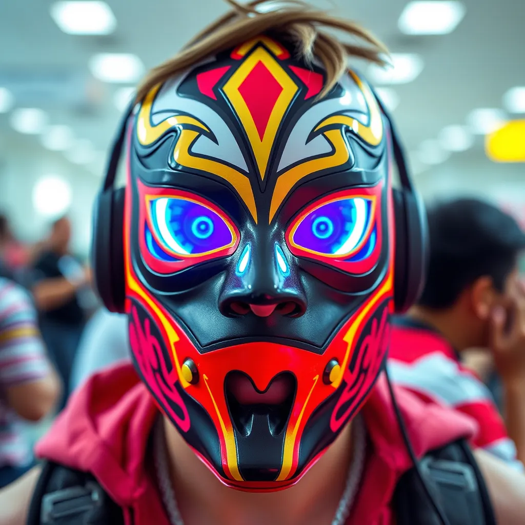 Transformation Journey of My Custom Mask for Con : LevelUpTalk
