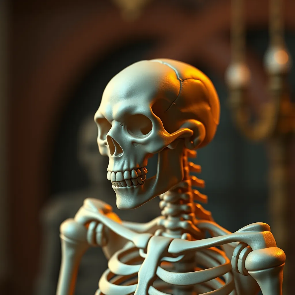 Custom Skeleton Model Represents Dustin's Condition in D&D : LevelUpTalk