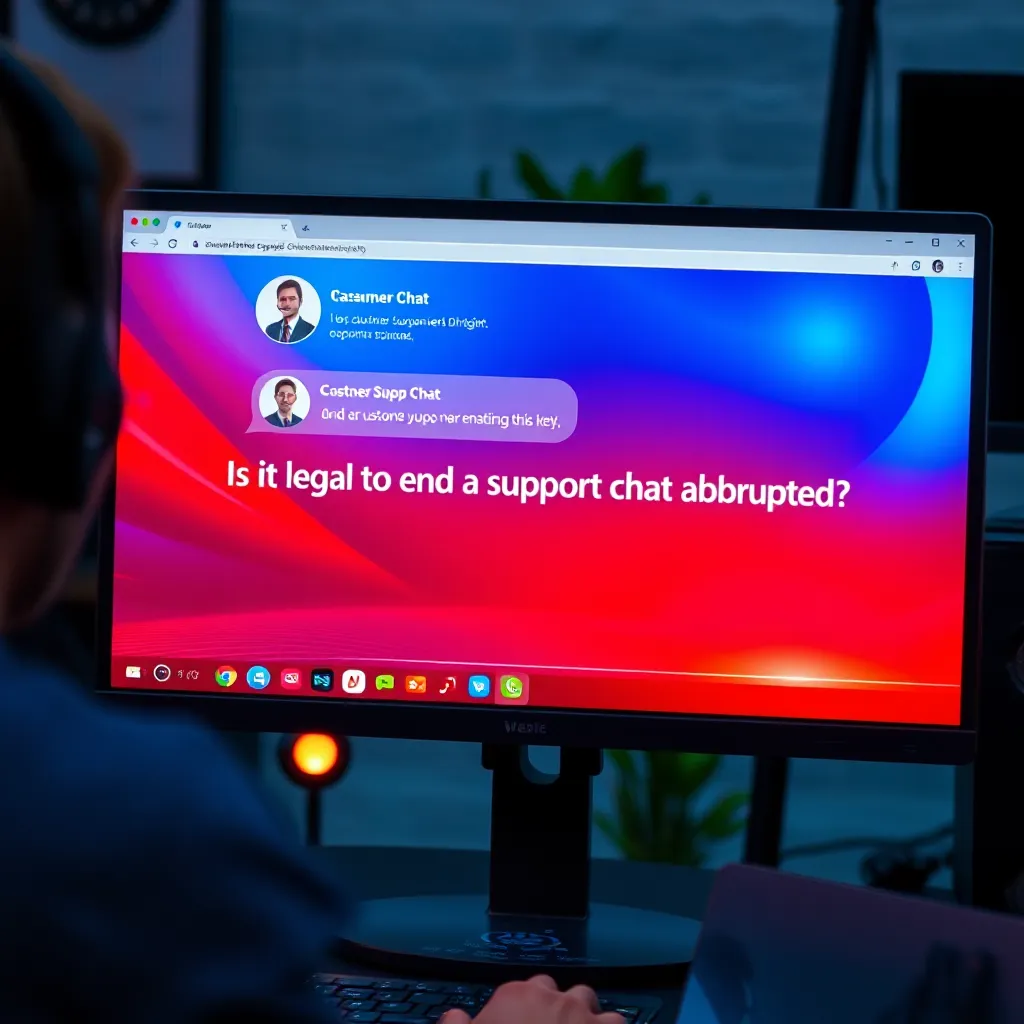 Is It Legal to End a Support Chat Abruptly? : LevelUpTalk