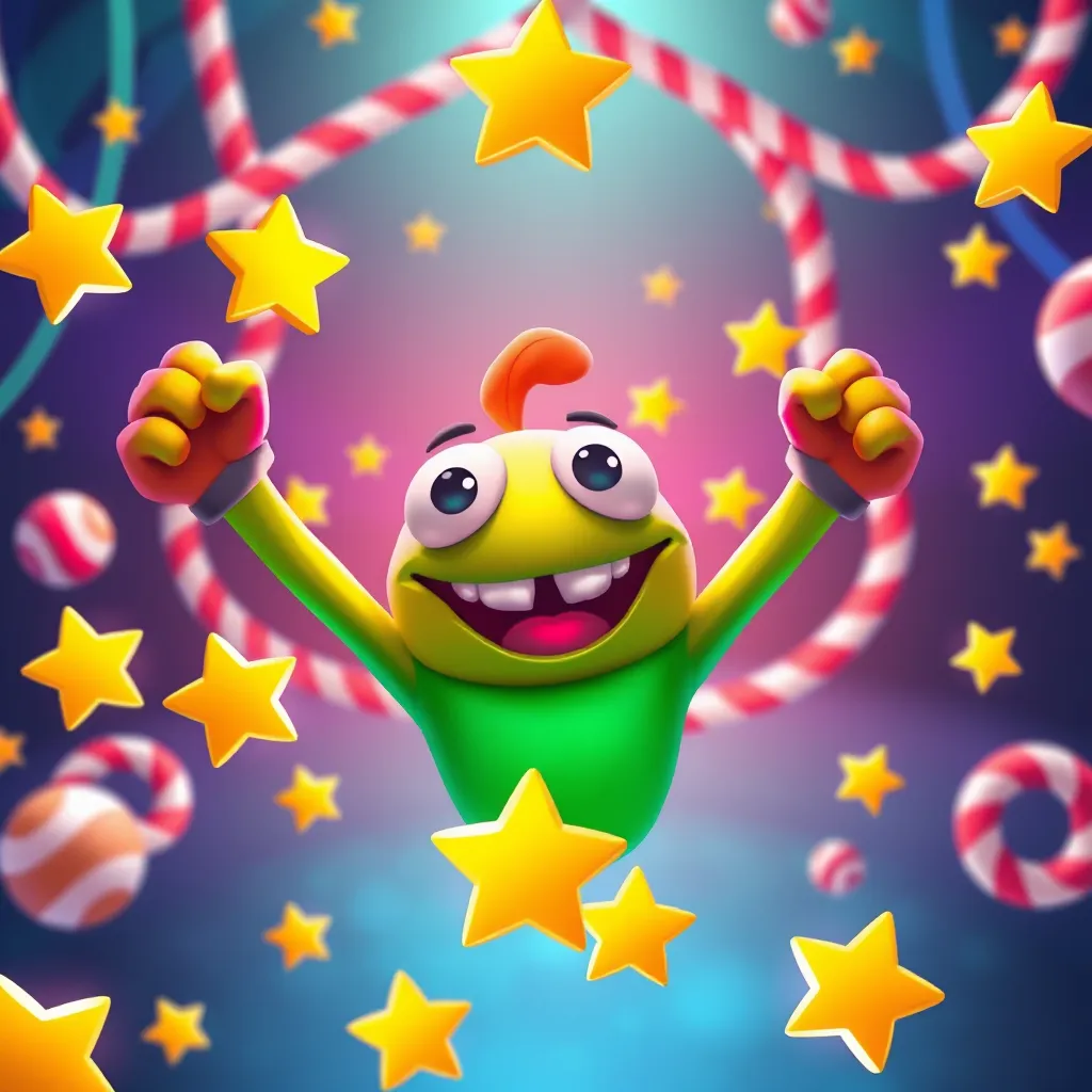 Talking Rope Conquering Every Level: Stars in Cut the Rope Game : LevelUpTalk