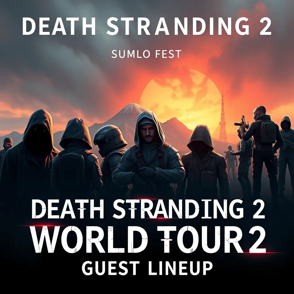 Death Stranding 2 World Strand Tour 2 Guest List Announced : LevelUpTalk