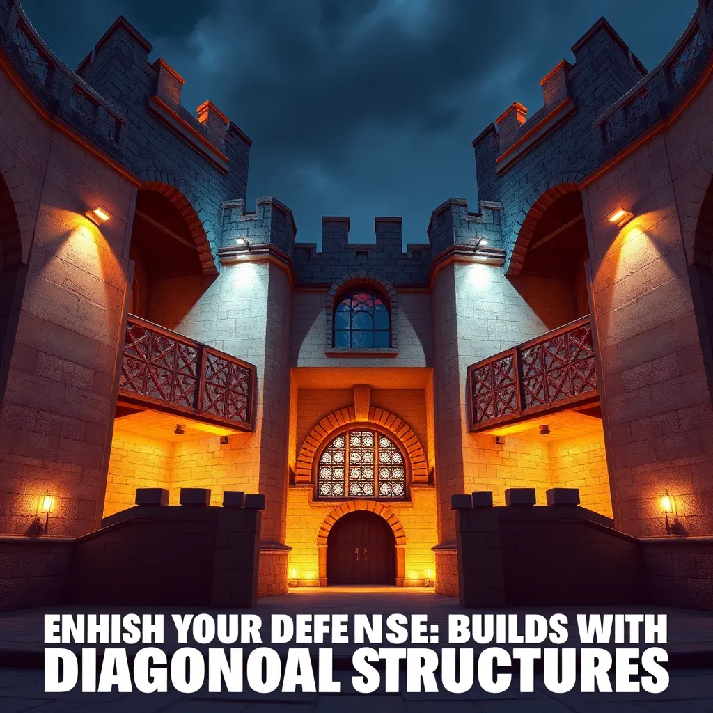 Enhance Your Defense Builds with Diagonal Wall Structures : LevelUpTalk