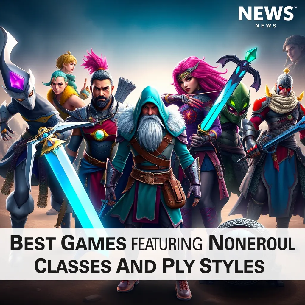 Top Games Featuring Numerous Classes and Play Styles : LevelUpTalk