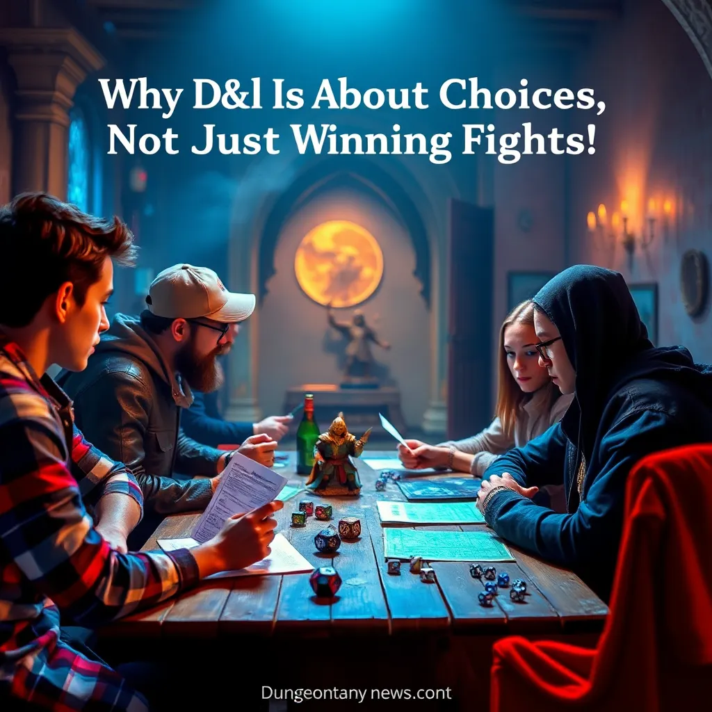 Why D&D Is About Choices, Not Just Winning Fights : LevelUpTalk