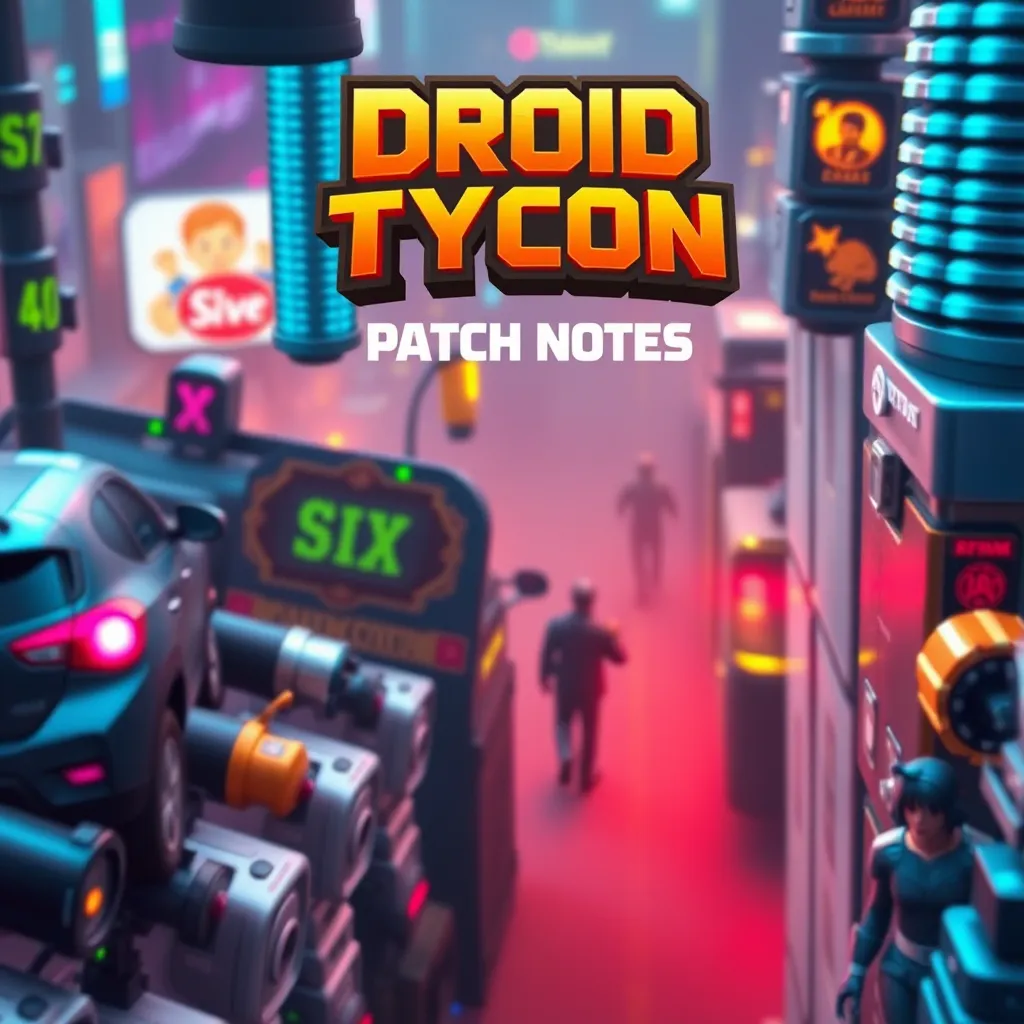Today's Key Updates from Droid Tycoon Patch Notes : LevelUpTalk