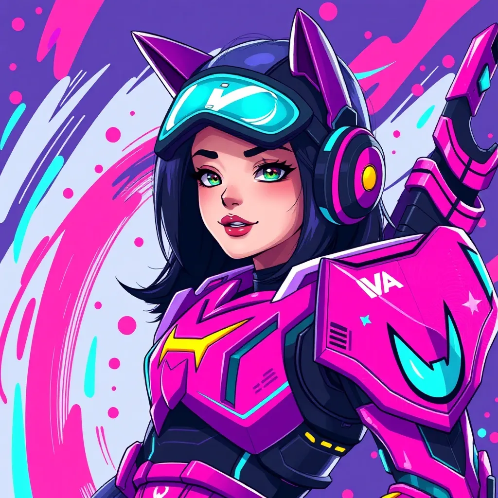 Creative D.Va Profile Picture Made in MS Paint : LevelUpTalk