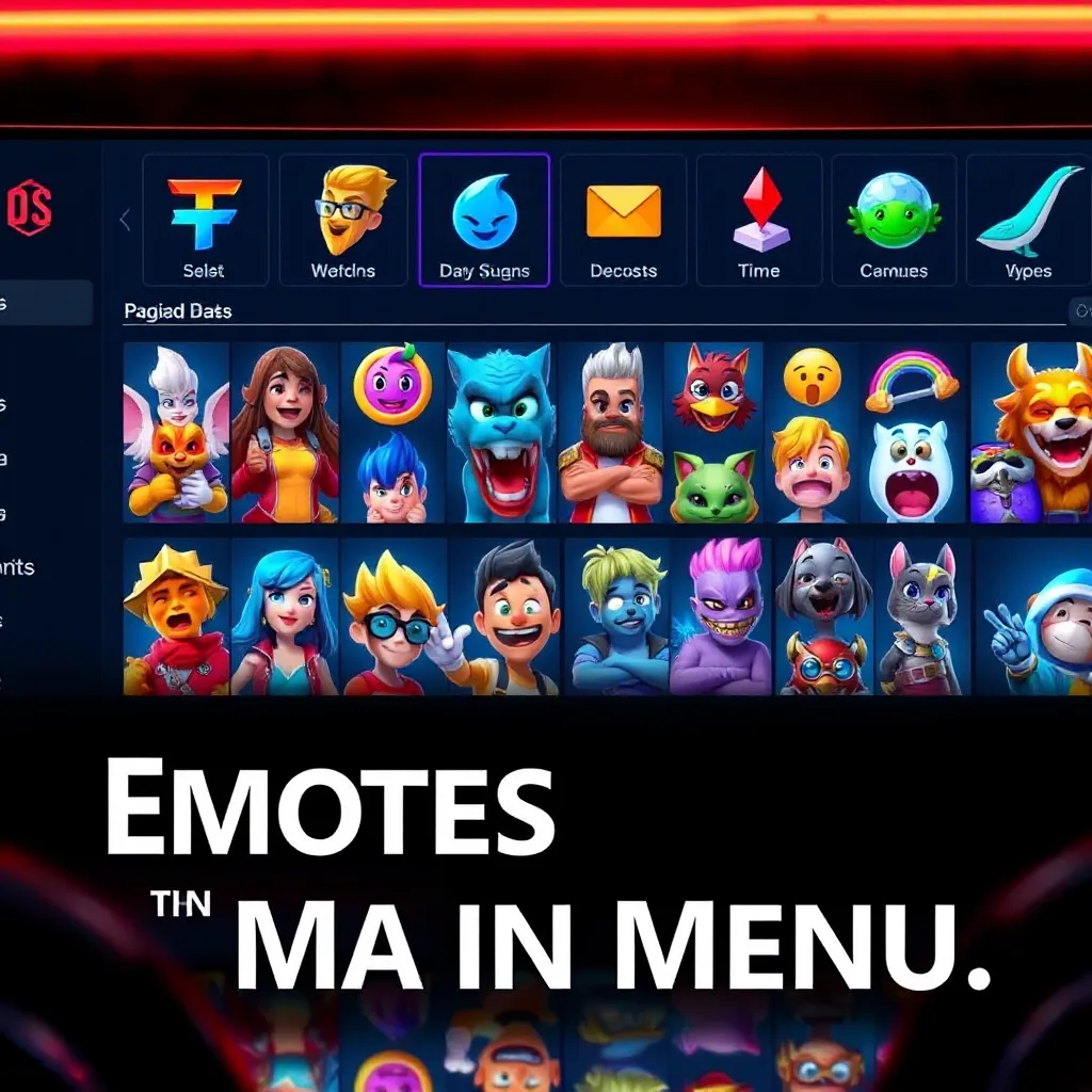 Exciting Update: Emotes Now Available in Main Menu! : LevelUpTalk