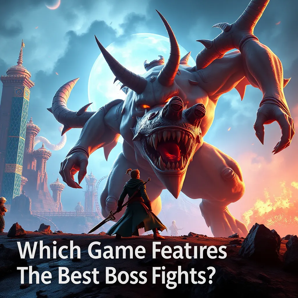 Which Game Features the Best Boss Fights? : LevelUpTalk