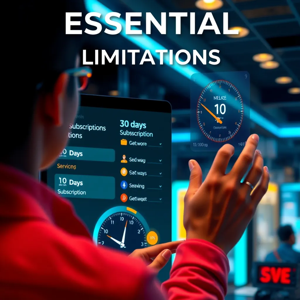 Questions on Essential Subscription Limitations and Duration : LevelUpTalk