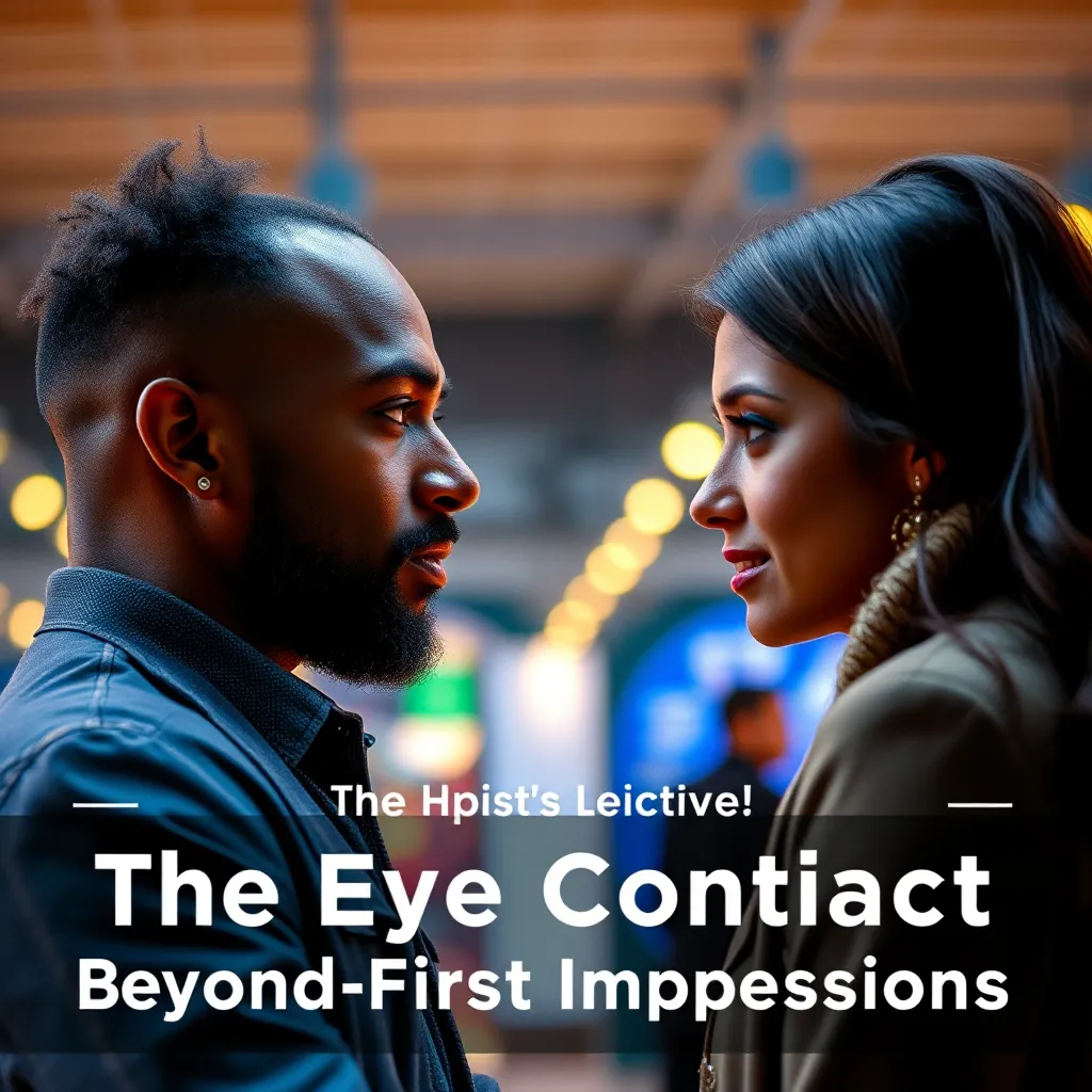 Eye Contact R The Significance of Eye Contact Beyond First Impressions : LevelUpTalk
