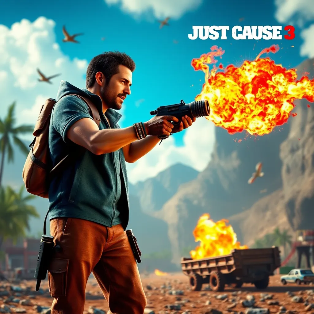 Why Adding a Flamethrower to JC3 Makes Perfect Sense : LevelUpTalk