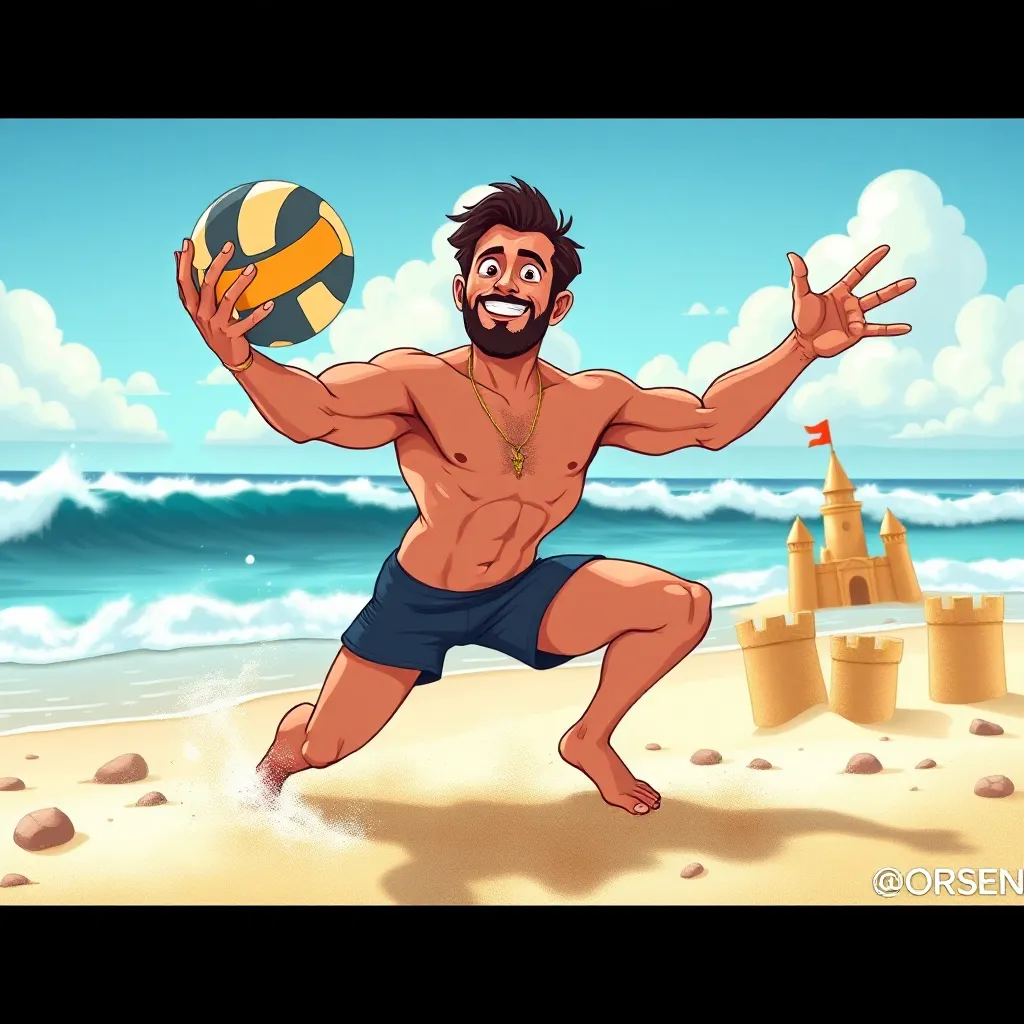 Bizarre Dream of Forsen Playing Beach Volleyball Nude : LevelUpTalk