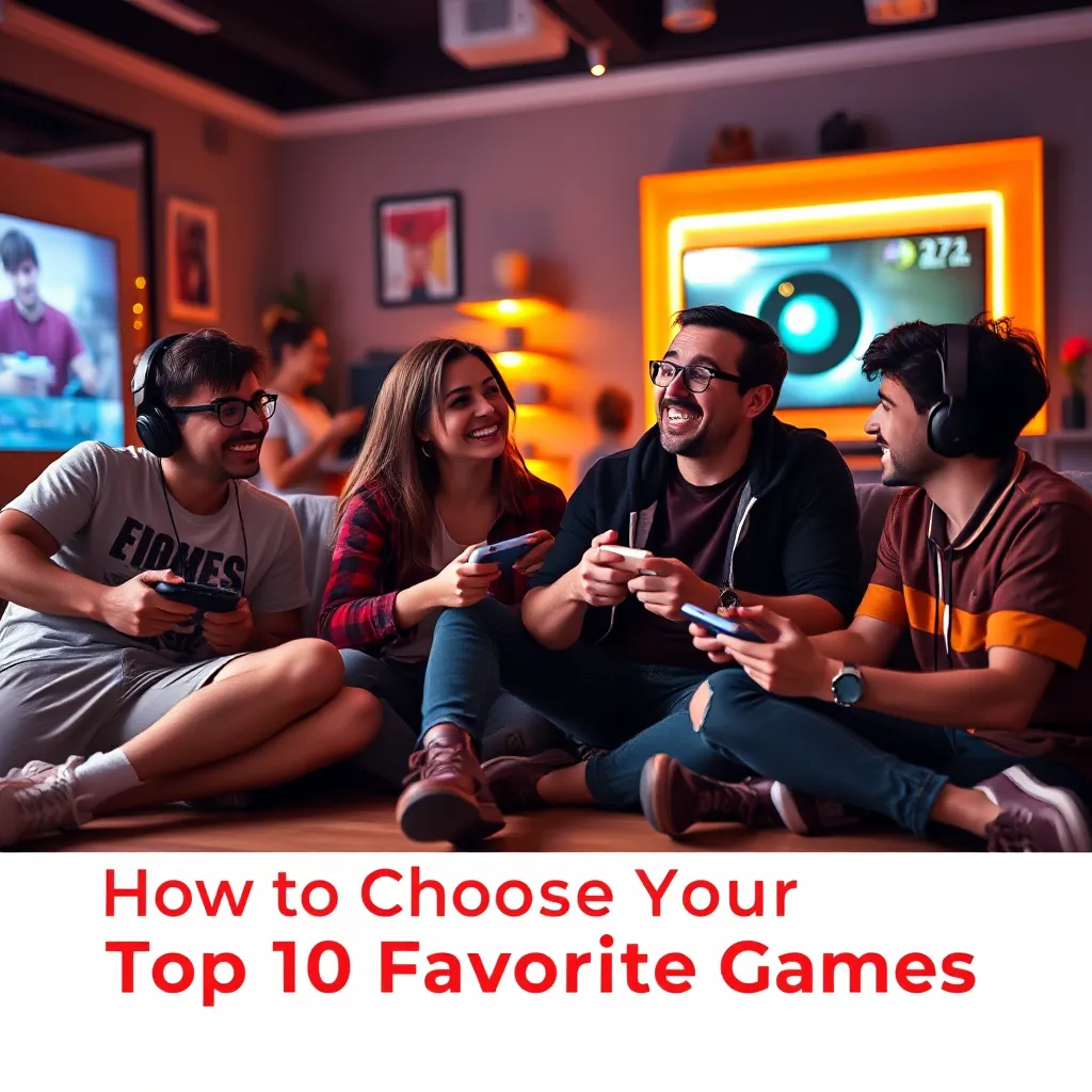 How to Choose Your Top 10 Favorite Games : LevelUpTalk