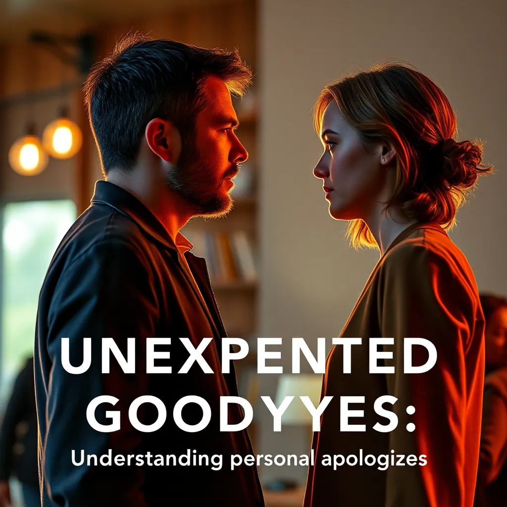 Unexpected Goodbyes Understanding Personal Apologies LevelUpTalk
