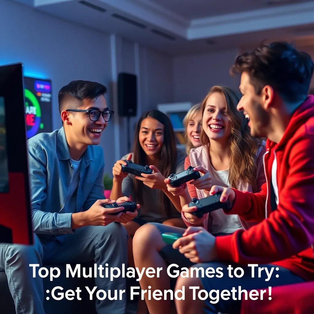 Top Multiplayer Games to Try: Get Your Friends Together! : LevelUpTalk