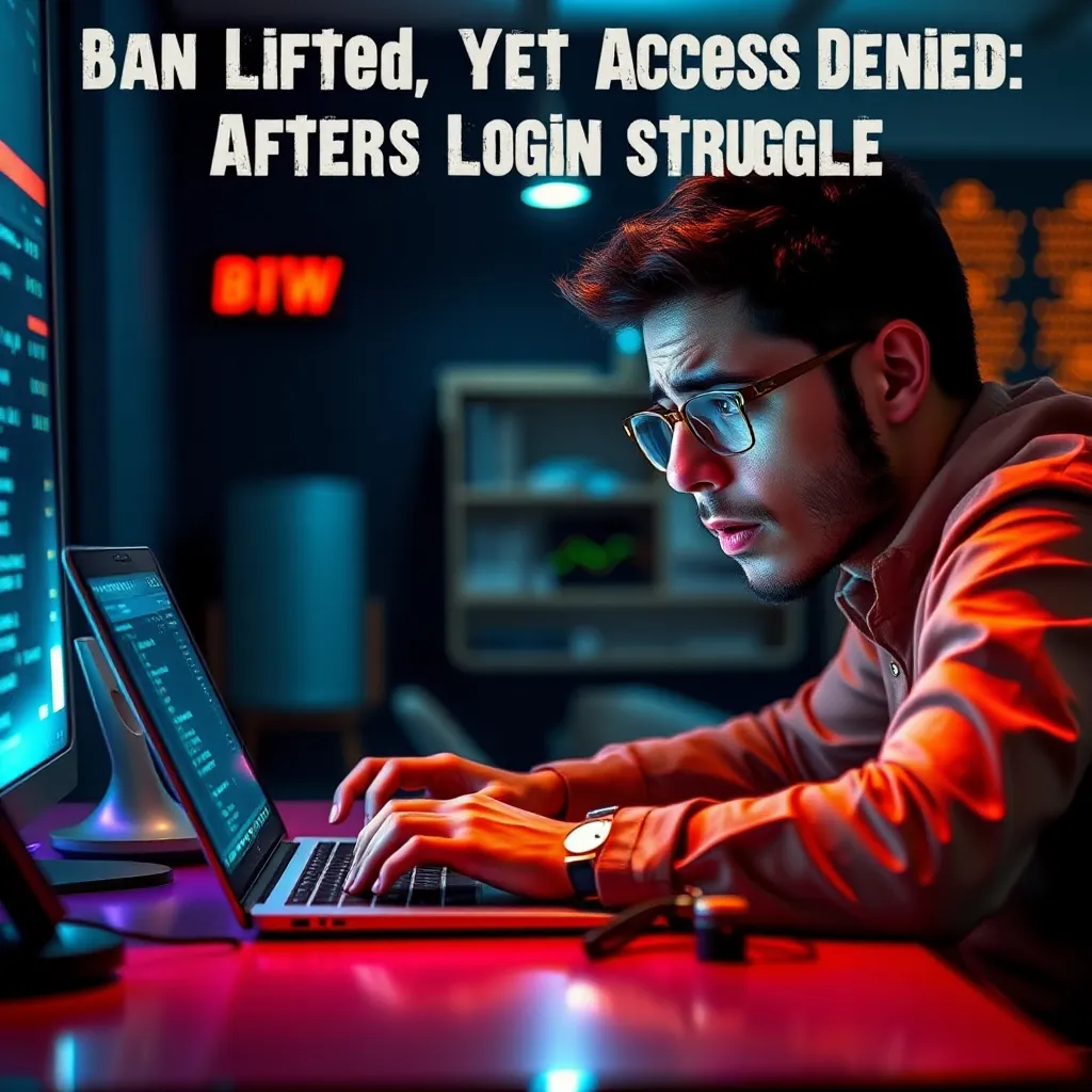Ban Lifted, Yet Access Denied The Login Struggle LevelUpTalk
