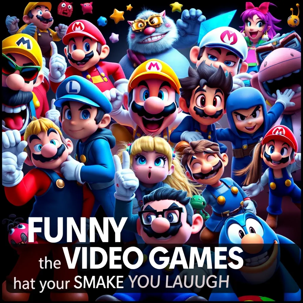 Discover the Funniest Video Games That Make You Laugh : LevelUpTalk