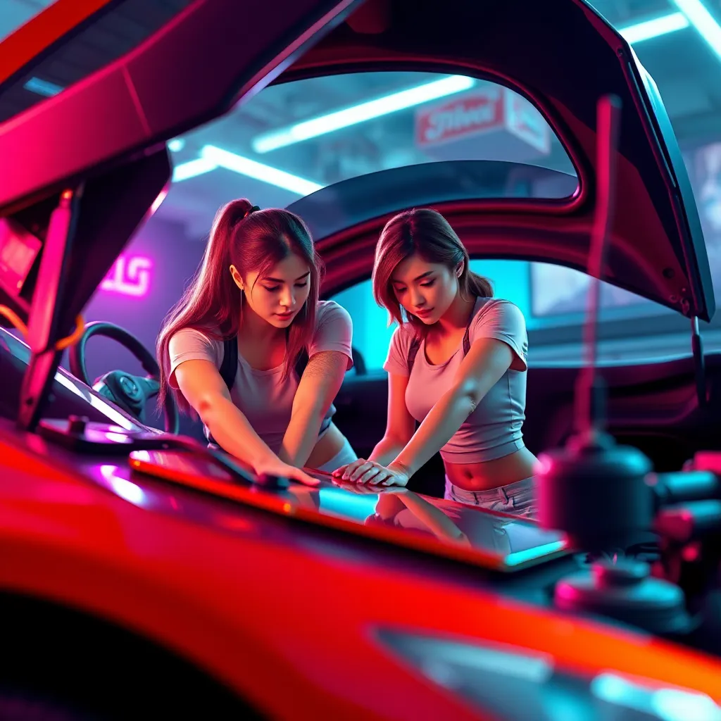 Repaired Fun Gals Take Charge: Car Repair Fun in Gaming : LevelUpTalk