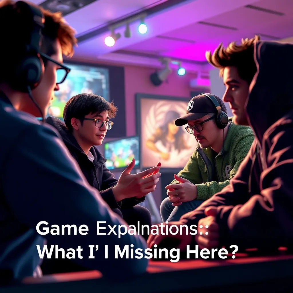 Game Explanation Needed: What Am I Missing Here? : LevelUpTalk
