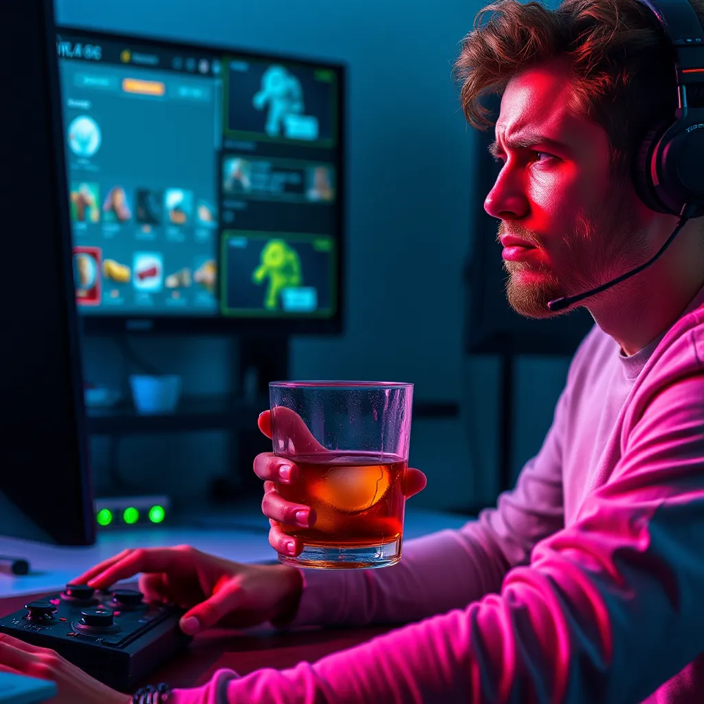 Drinking and Gaming A Cautionary Tale for Players LevelUpTalk