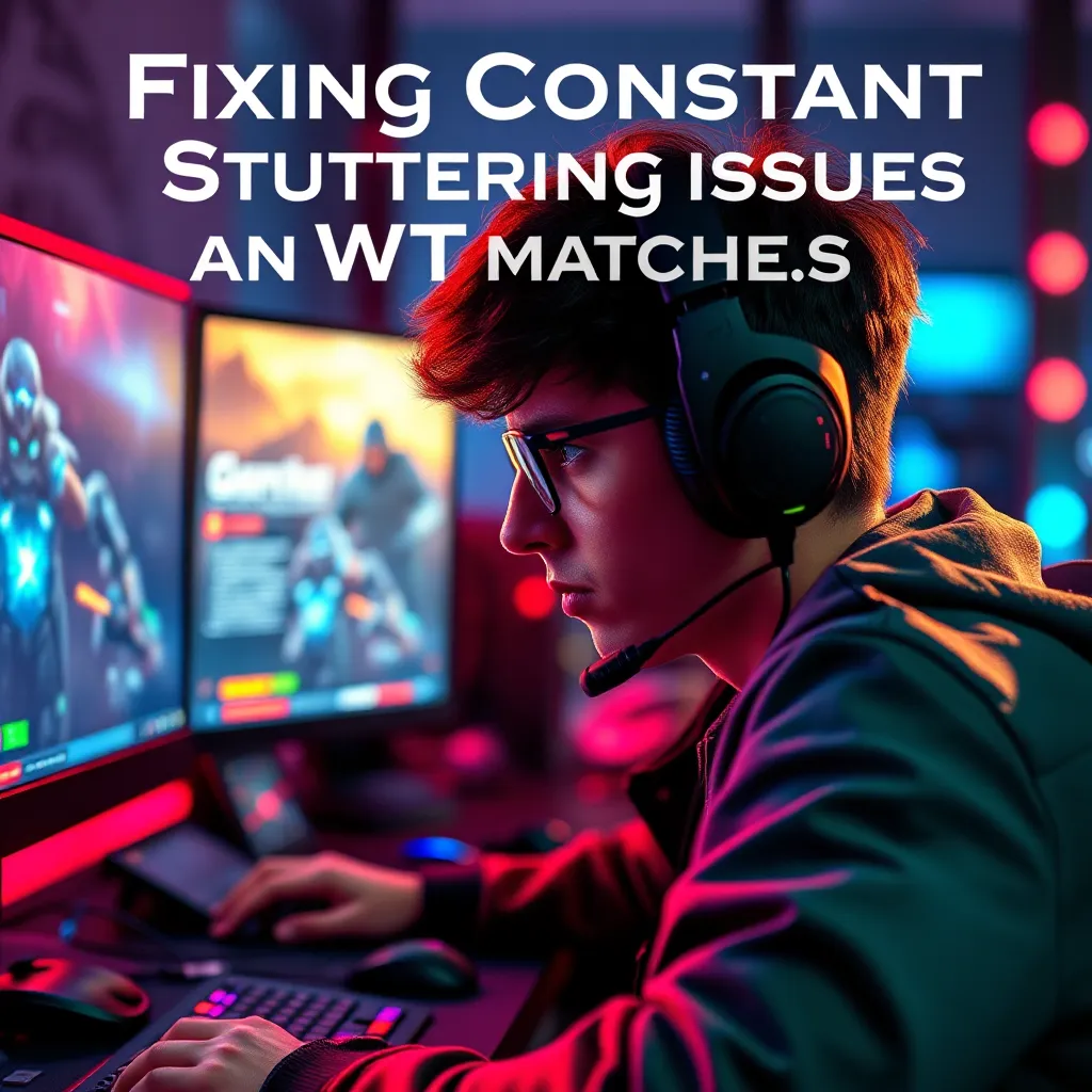 Fixing Constant Stuttering Issues in WT Matches : LevelUpTalk