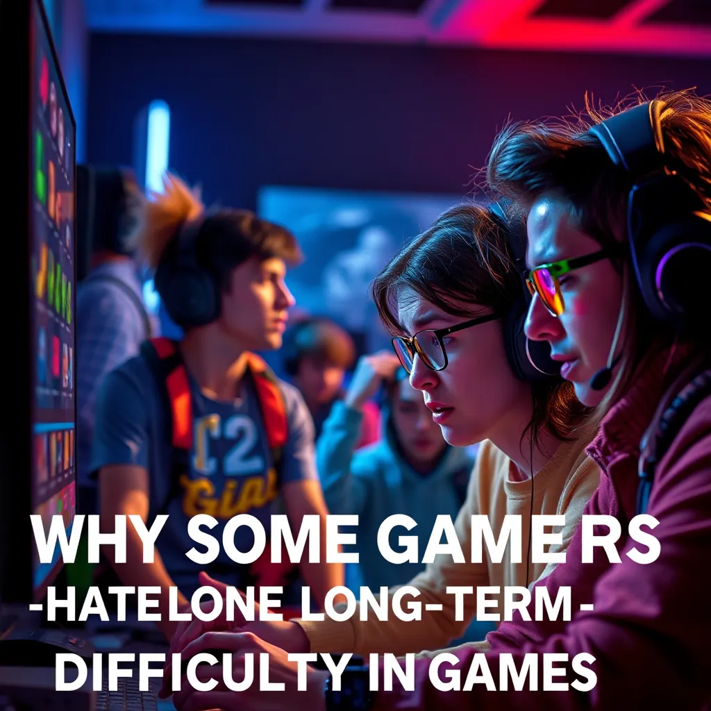 Why Difficulty Why Some Gamers Hate Long-Term Difficulty in Games : LevelUpTalk