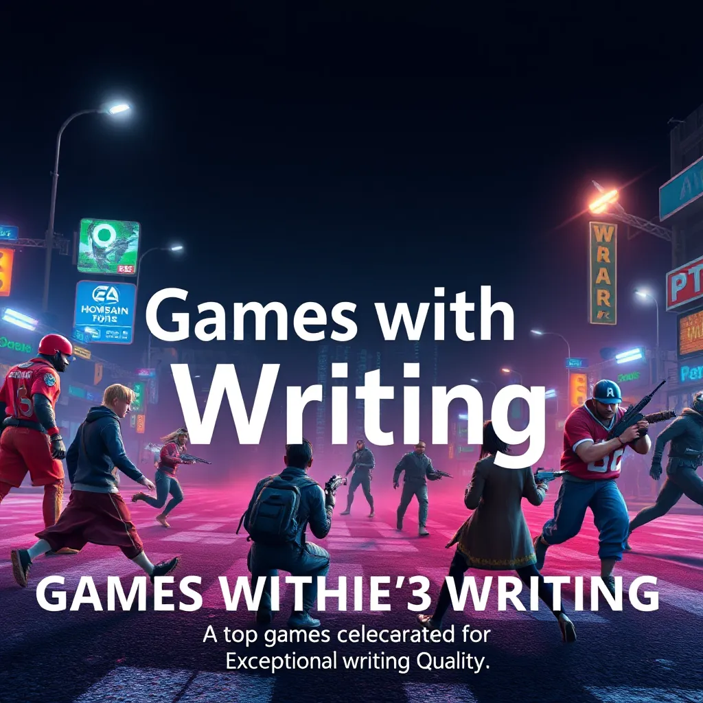 Top Games Celebrated for Exceptional Writing Quality : LevelUpTalk
