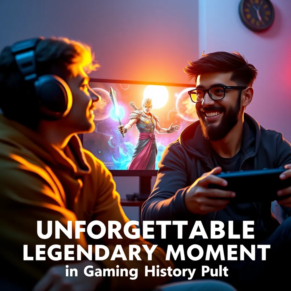 Unforgettable Legendary Moment in Gaming History : LevelUpTalk