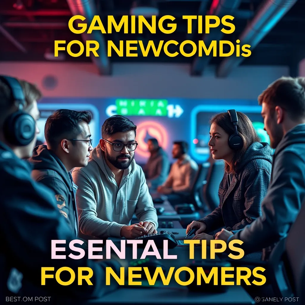 Essential Tips for Newcomers in the Gaming Community : LevelUpTalk