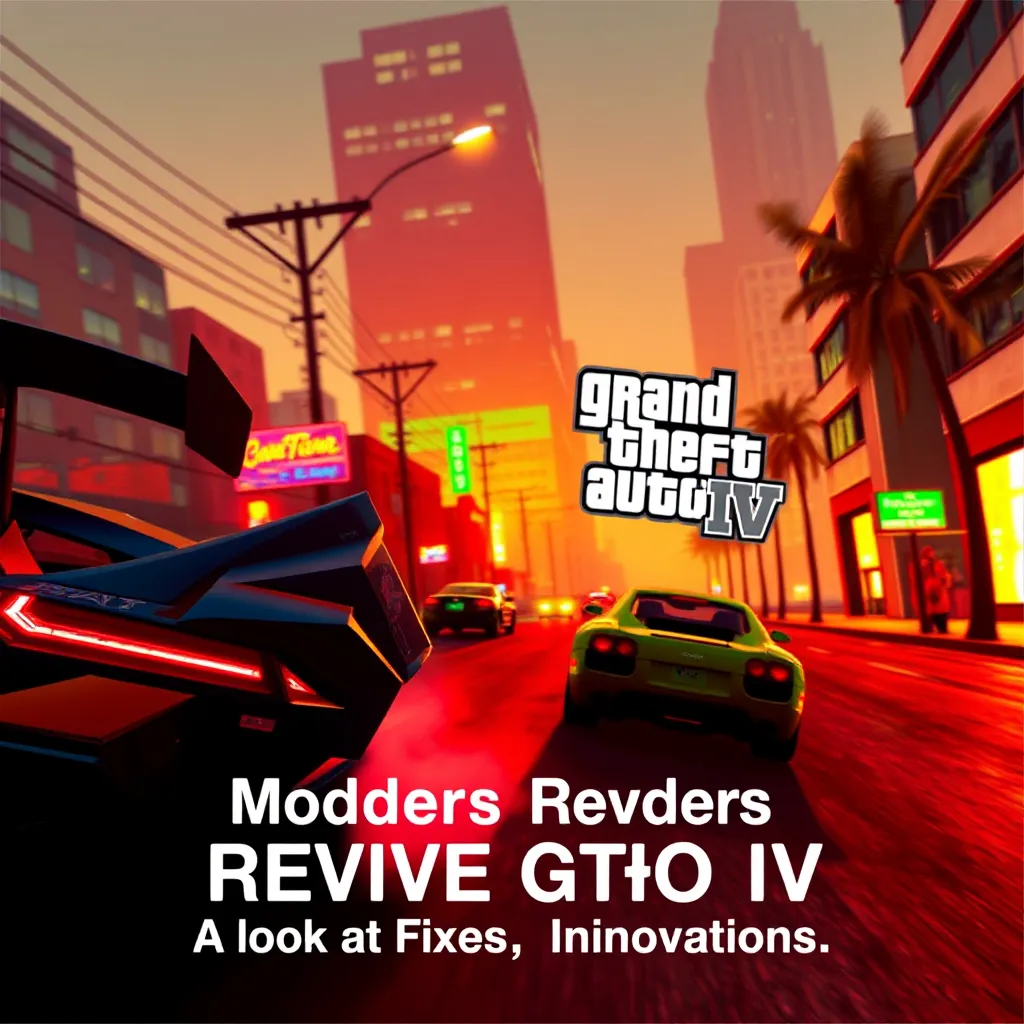 Modders Revive GTA IV: A Look at Fixes and Innovations : LevelUpTalk