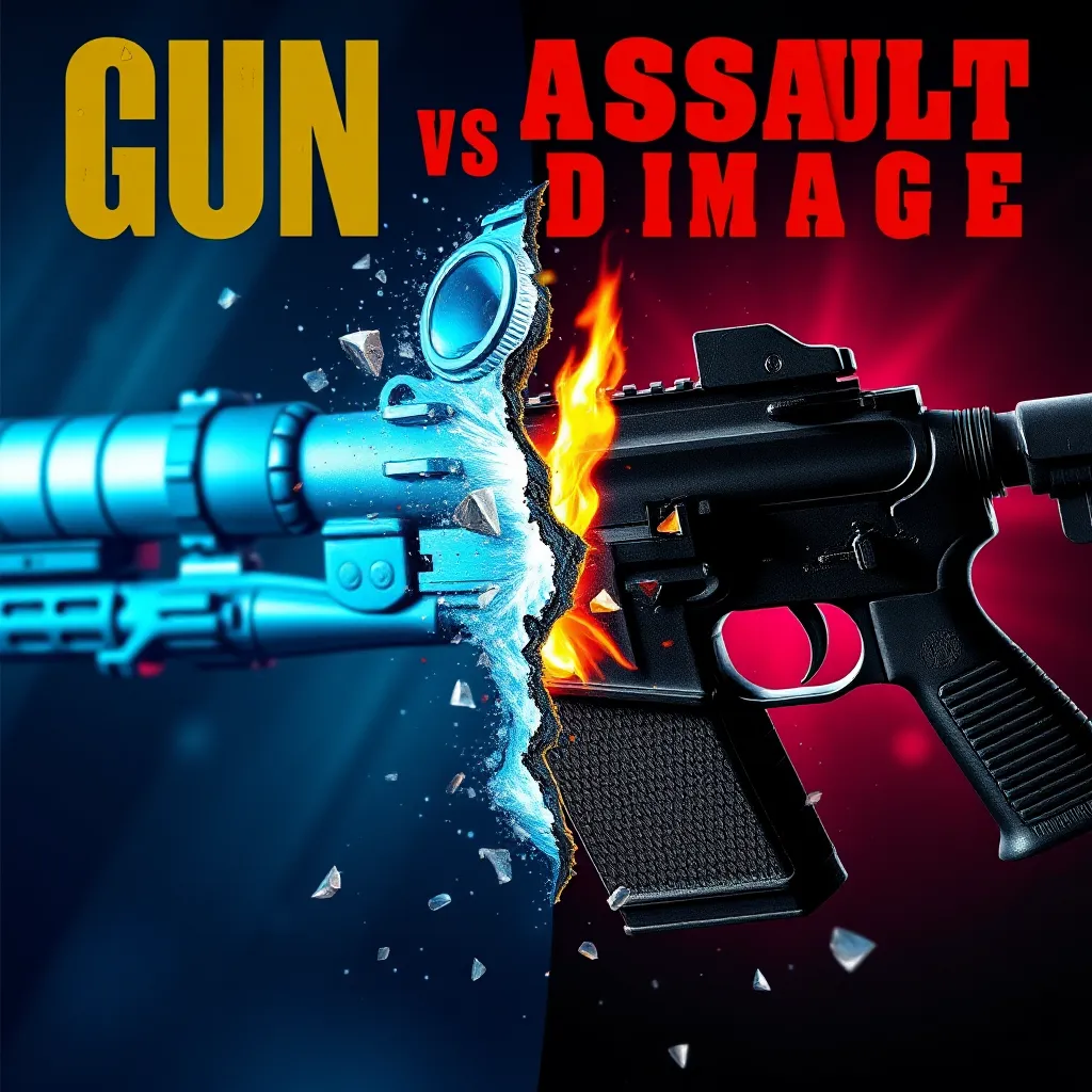 Comparison of Gun Damage vs Assault Rifle Damage Explained : LevelUpTalk