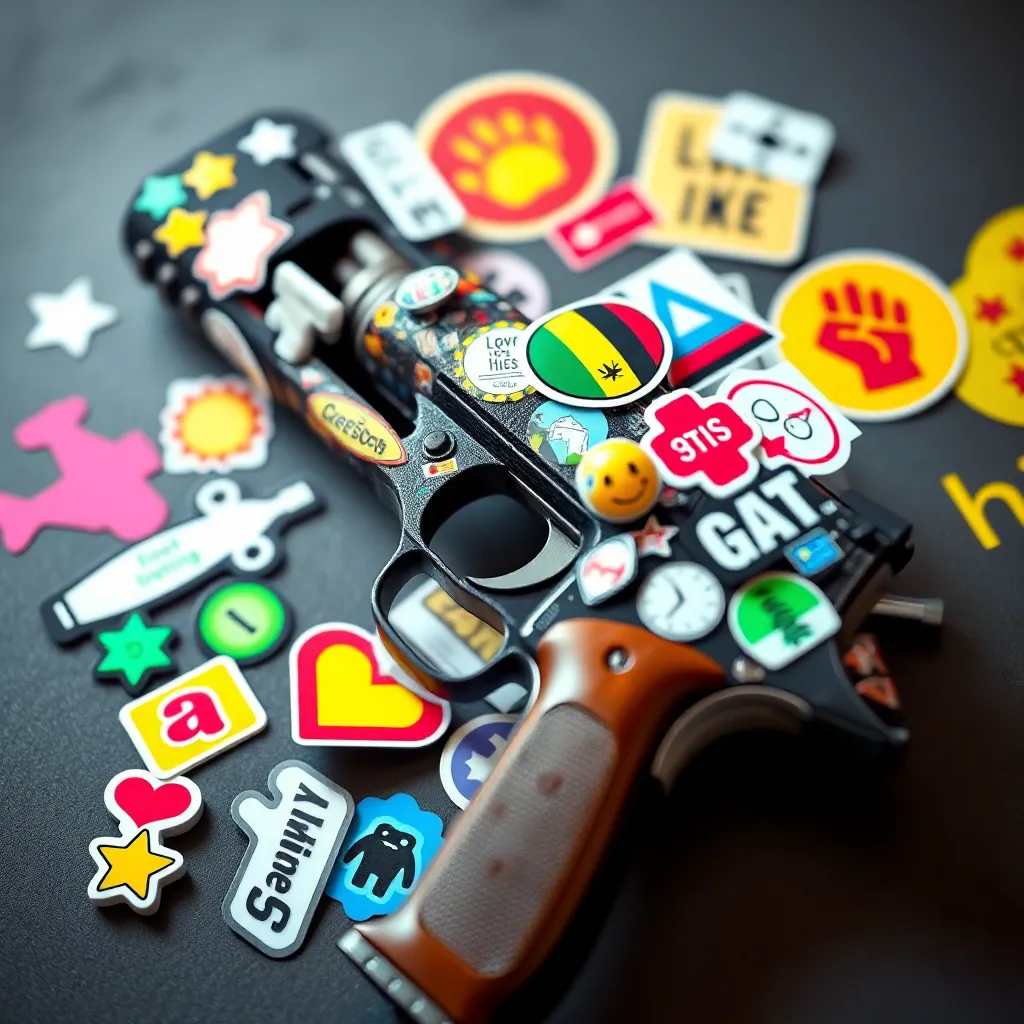 Sticker Controversy: Can We Use Them on Guns? : LevelUpTalk