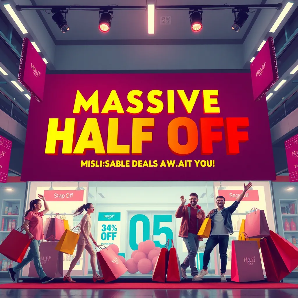 Massive Half Off Sale: Unmissable Deals Await You! : LevelUpTalk