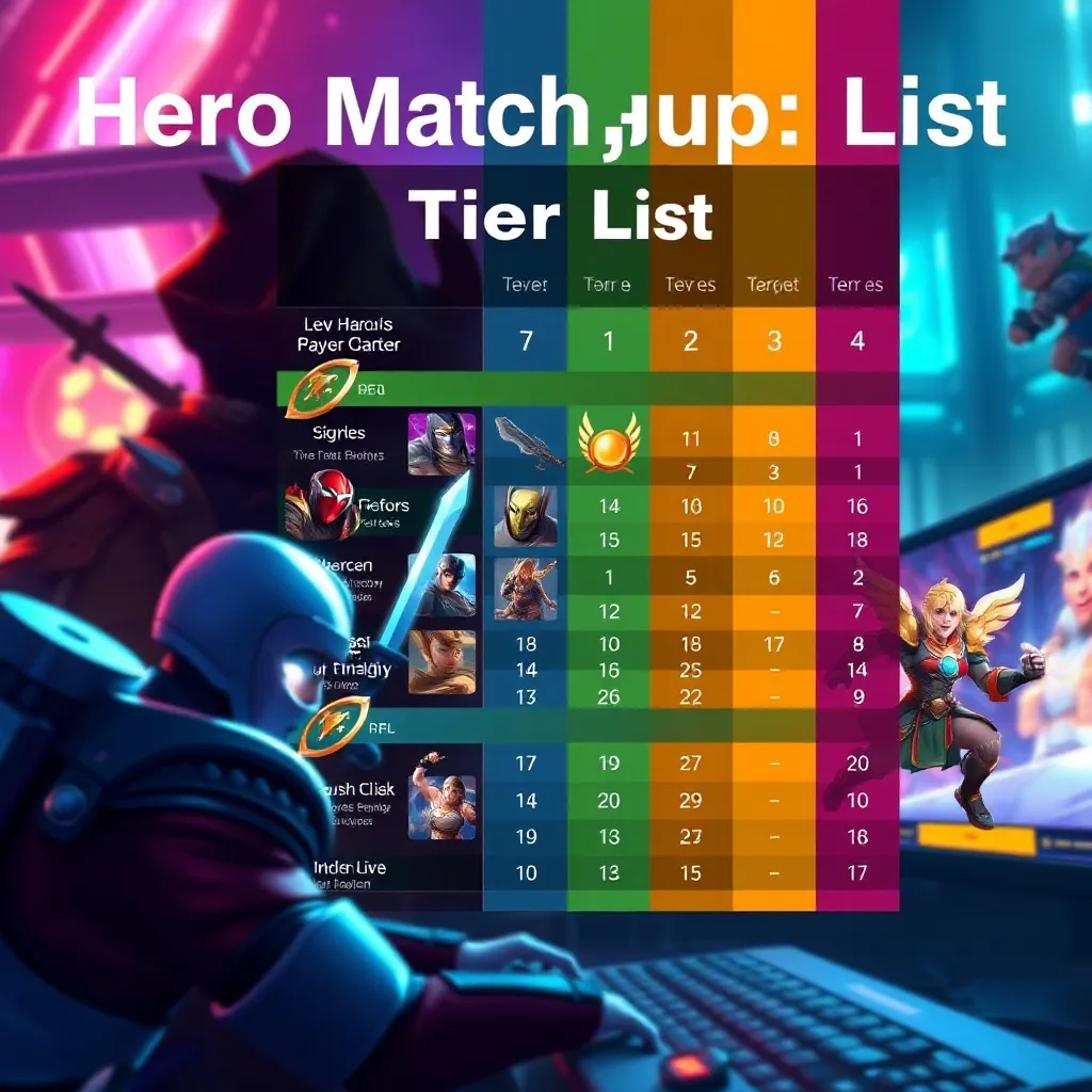 Mapping Out Unfavorable Matchups: A Tier List Challenge : LevelUpTalk