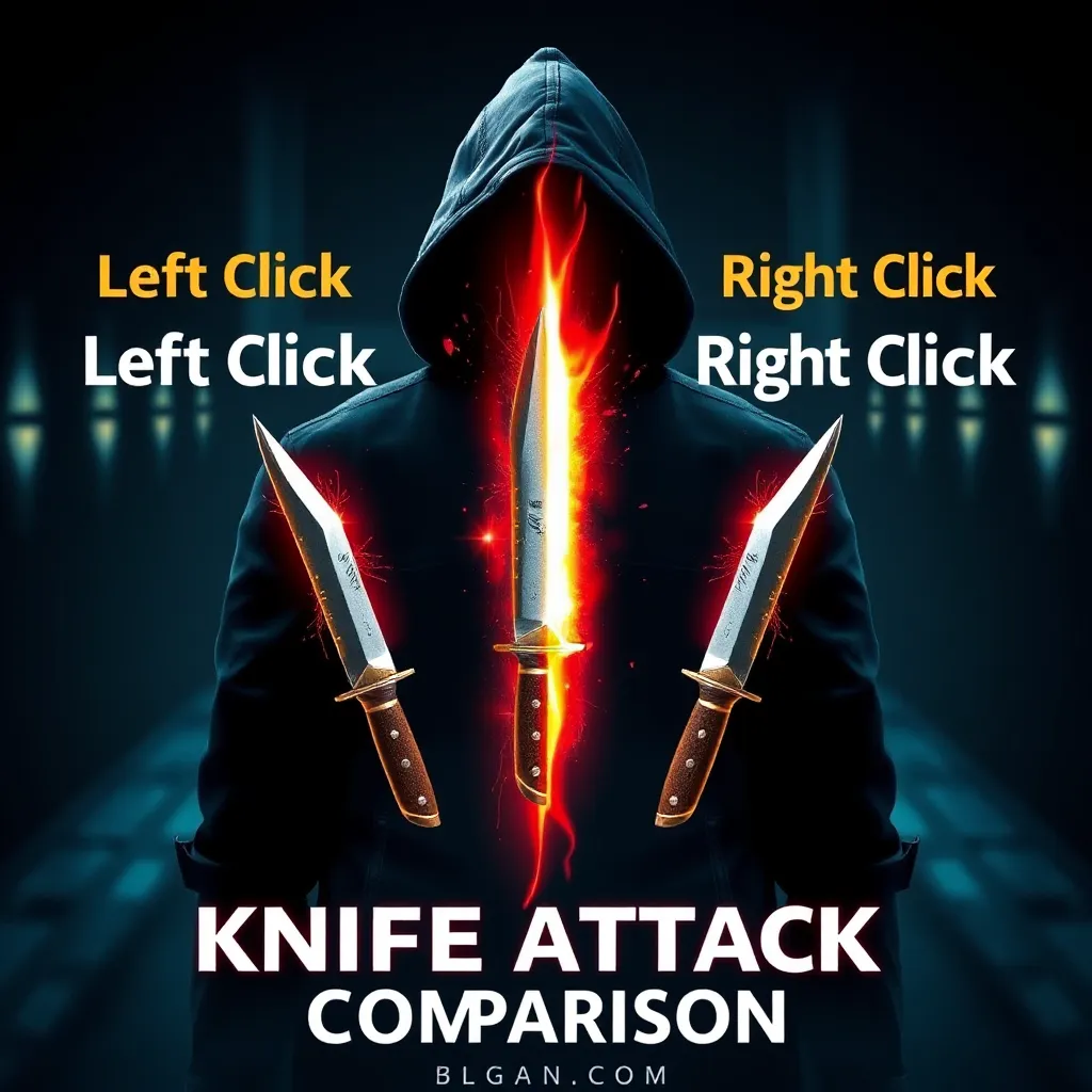 Knife Combat: Left Click vs Right Click Damage Explained : LevelUpTalk