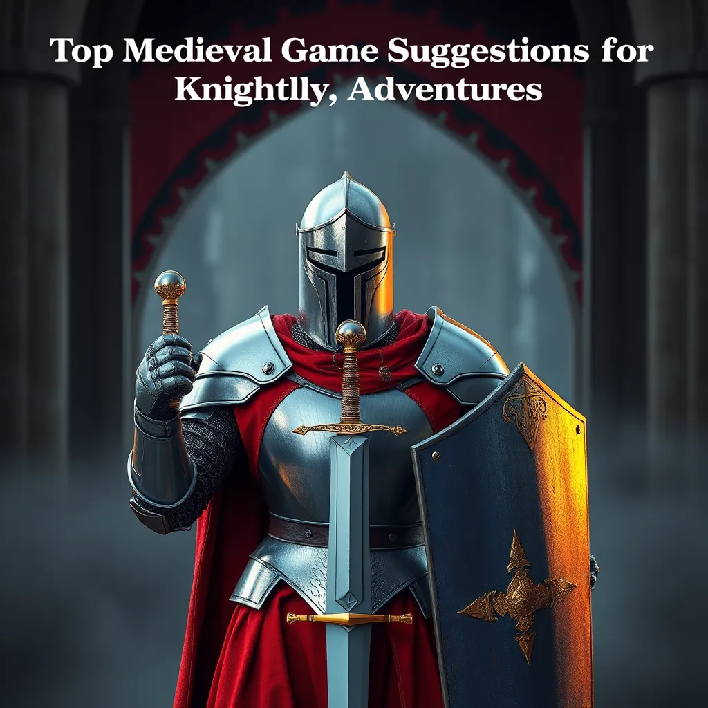 Knightly Routine The Game Top Medieval Game Suggestions for Knightly Adventures : LevelUpTalk