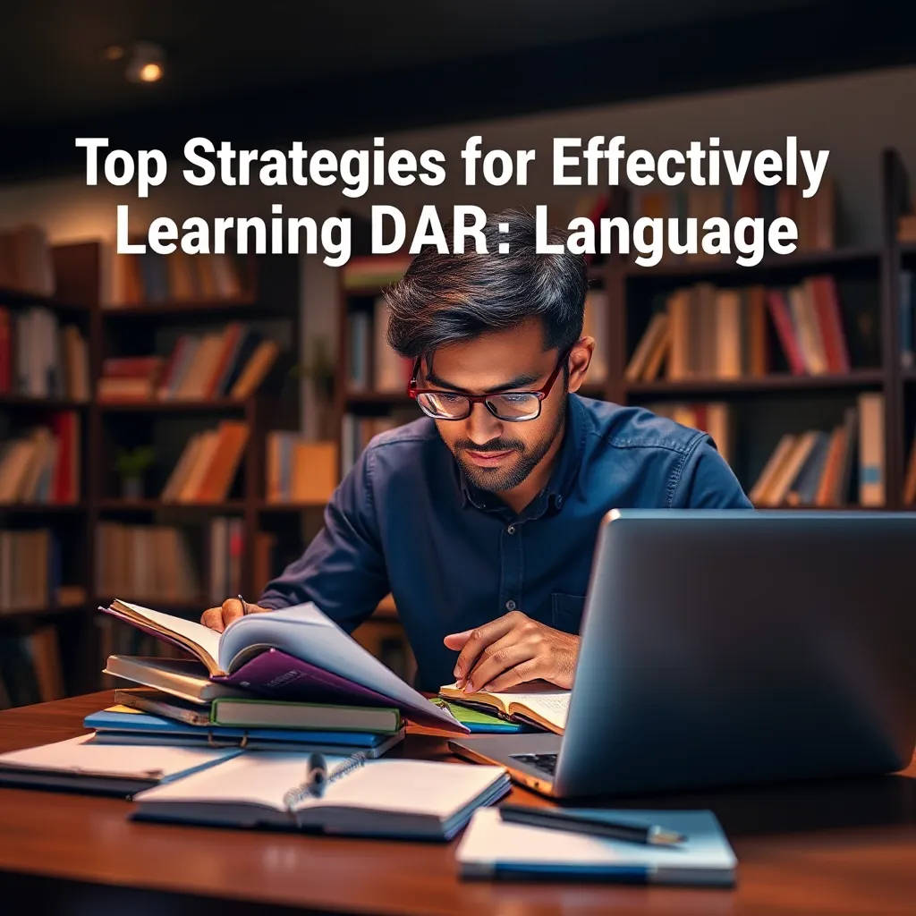 Top Strategies for Effectively Learning DAR Language : LevelUpTalk
